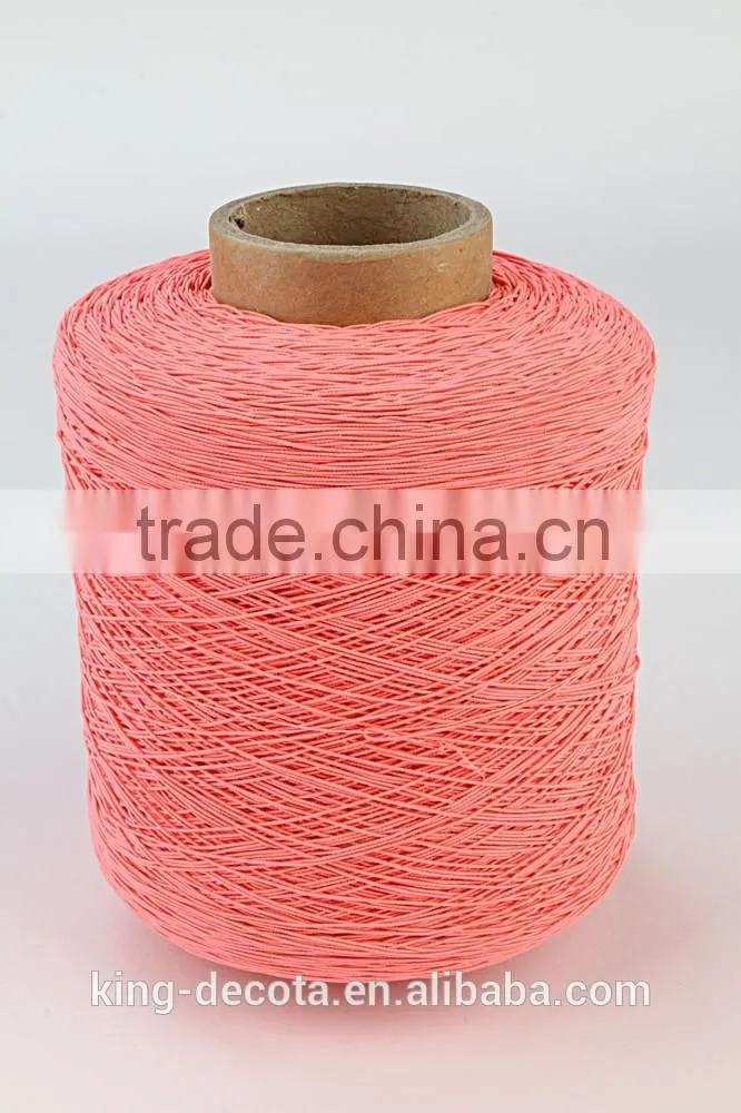 Rubber elastic sewing threads