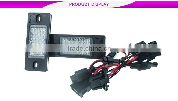 E-mark Approved For Touareg LED License Plate