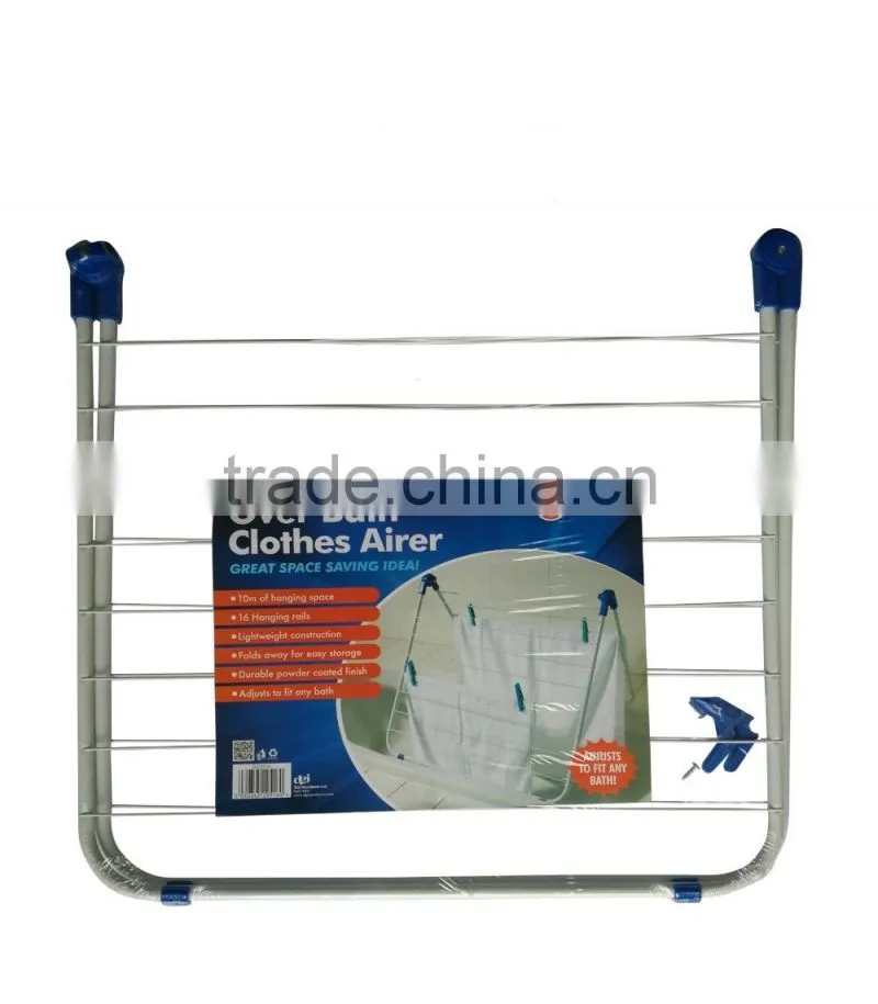 High quality indoor PP coated steel cloth dryer stand foldable hanging laundry airer folding table clothes dryer