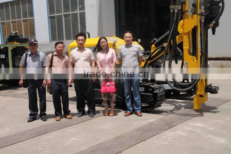 Most durable and economic ! HF100YA2 crawler type practical DTH drilling rig