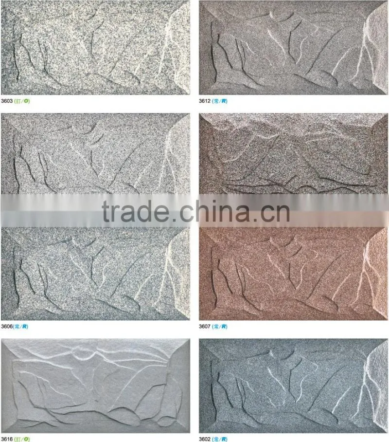 300x600mm Glazed porcelain stone-like outside wall selection tile design
