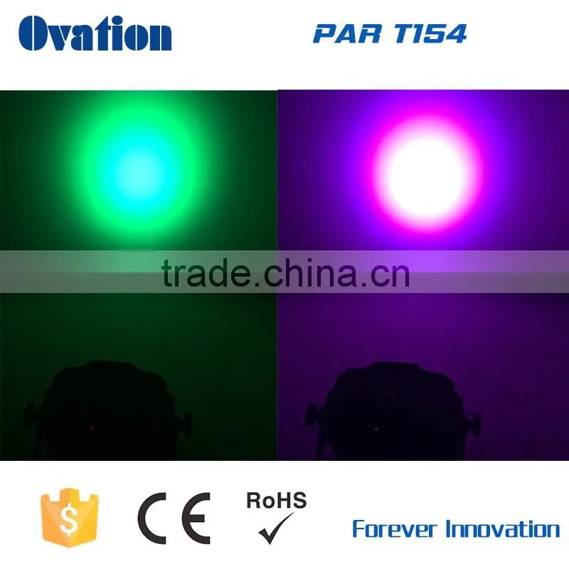 RGBW 4in1DMX stage lighting cheap led par super slim 54*1W rgbw par light for sale