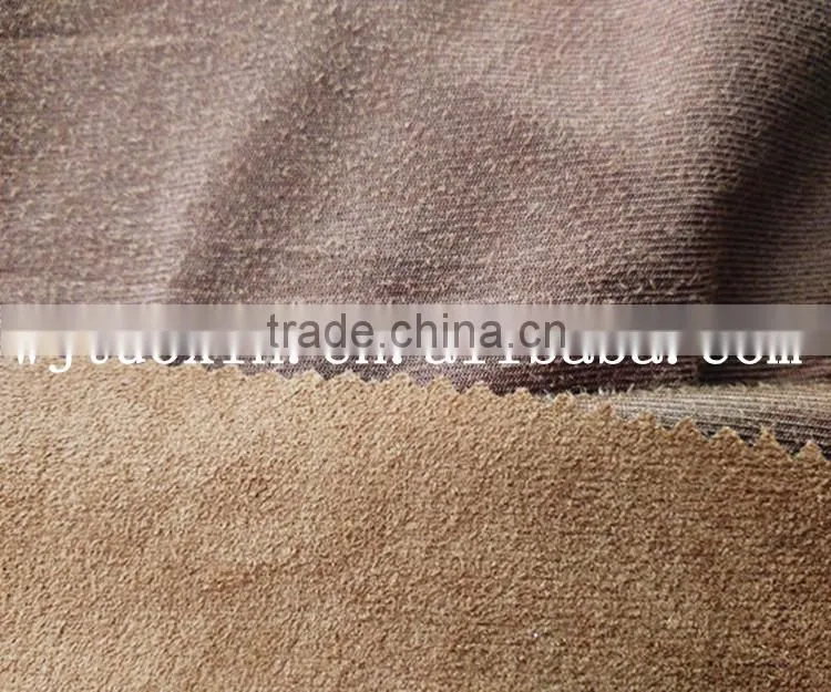 popular suede fabric for fashion dress