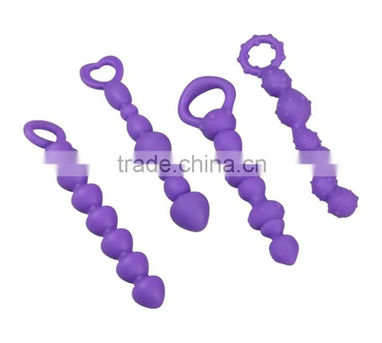 Food Grade Silicone Anal Sex Toys Rabbit Tail Anal Plug