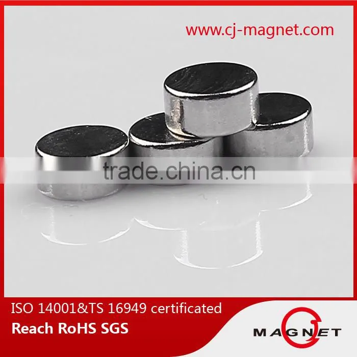 China Professional D6X3 N52 Neodymium Disc Magnets for Industry