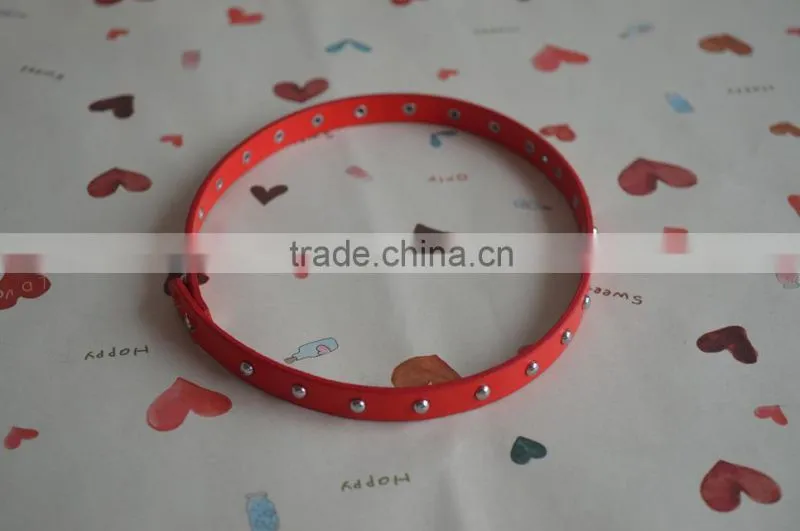Wholesale Fashion Mushroom Riveting Leather Bracelet