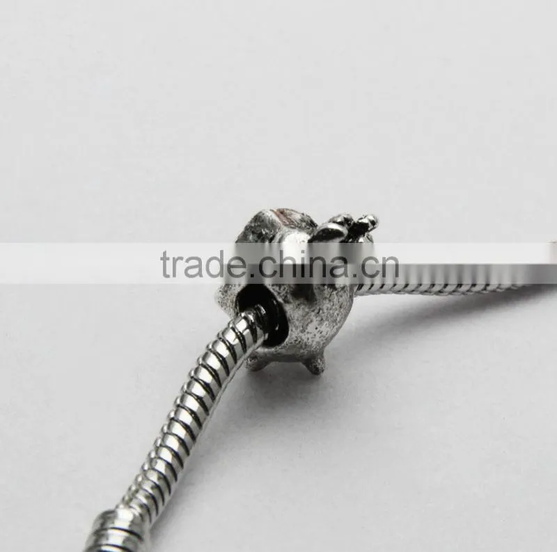 Old-Fashion Creative Calf Shape Metal Beads Lead Free Nickle Free Bracelets and Necklaces Beads Accessories