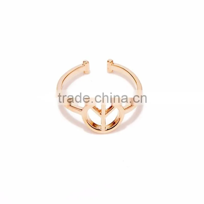 New invention 2016 Female Simple Design Finger Band Rings Jewelry Fashion