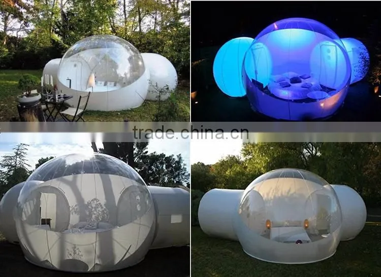 Outdoor Double Tunnel Inflatable Wedding Tent Inflatable Dome Tent Round Inflatable Bubble Tent