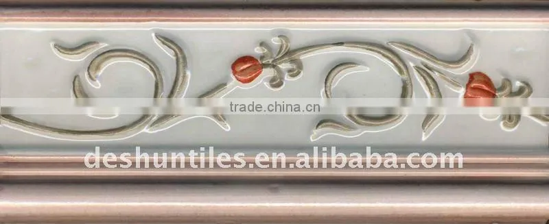 wall ceramic border tiles for bathroom
