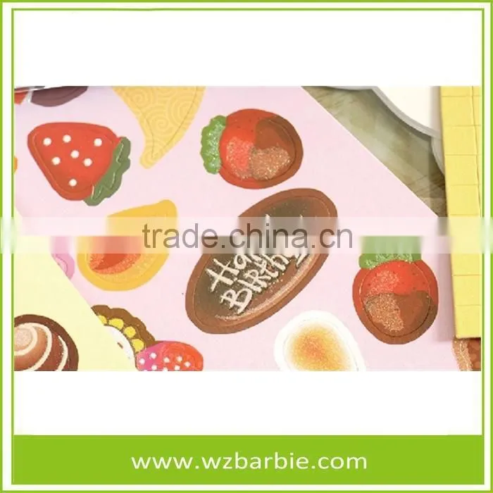 Handmade DIY Birthday Card ACCESSORY Craft Set For Kids