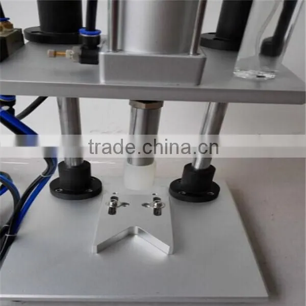 semi auto perfume collaring fitting/pneumatic perfume collaring machine