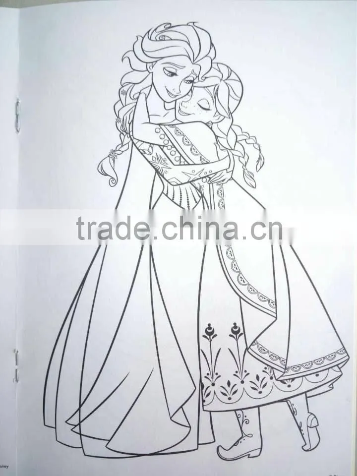Kids' customized educational coloring book