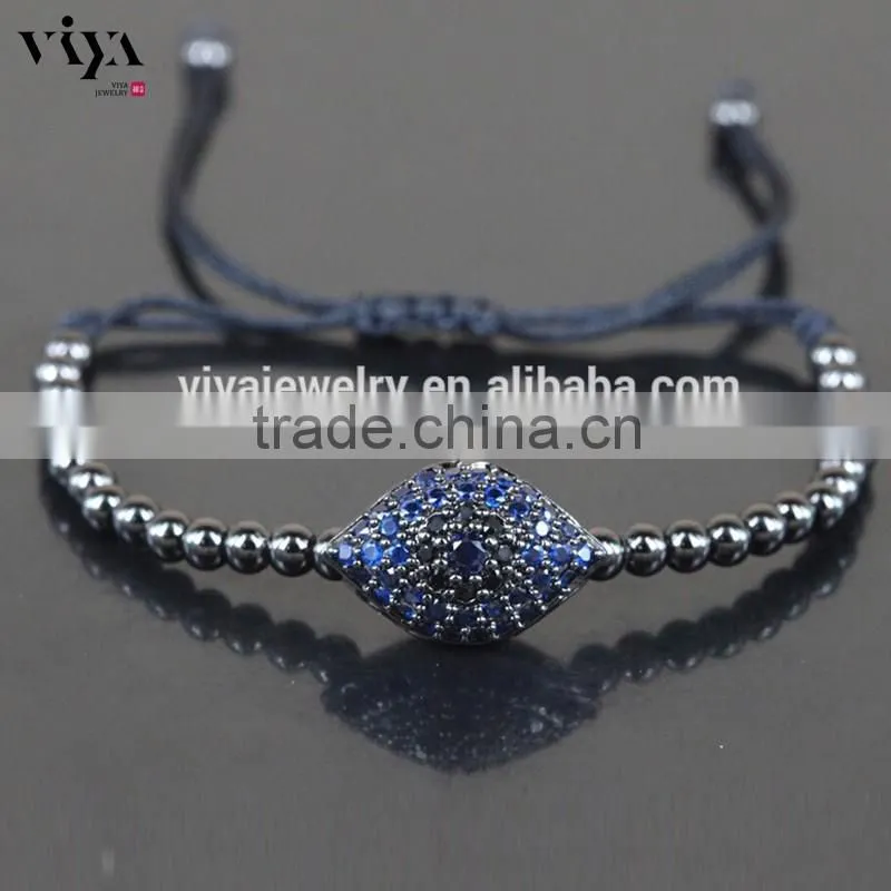 no dill ball evil eyes colorful CZ stones HQ stainless steel provide engraving logo latest gift items
