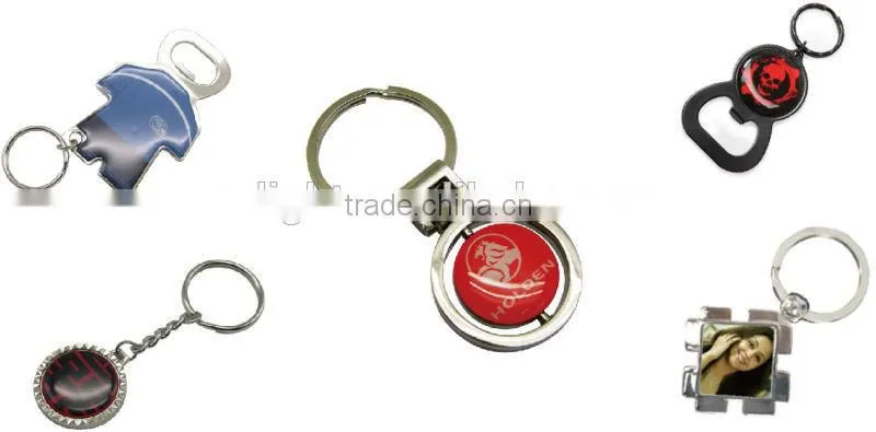 Custom Promotional 3D Rubber Soft PVC Key Ring Keychain