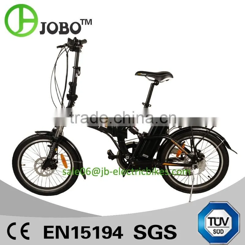 Full Suspension 20 Inch Folding Electric Bike 1:1 PAS System