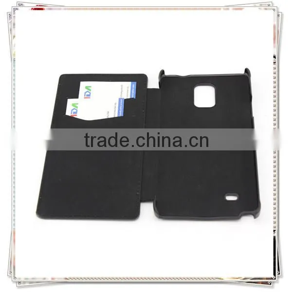 For Samsung Galaxy Note 4 Leather Case With Card Slots