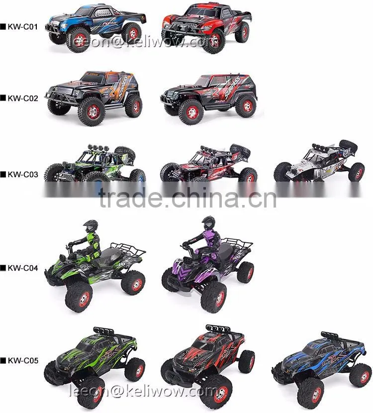 Keliwow Best Selling High Speed RC Car Racing Truck Models 4WD 1:12
