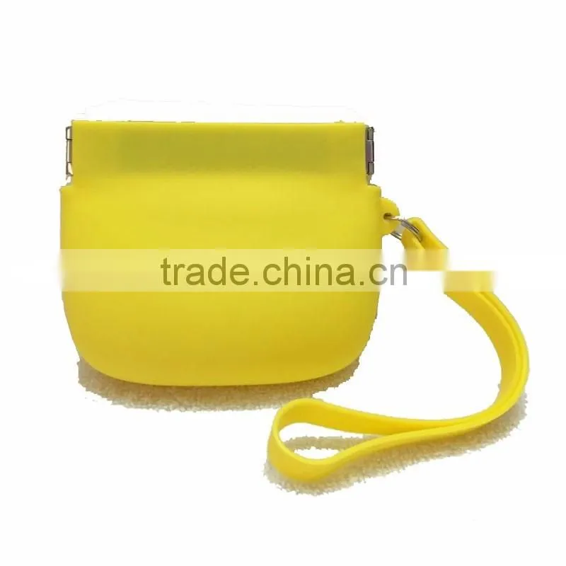 Popular High Quality Ladies Retro Classic silicone Coin Case Purses