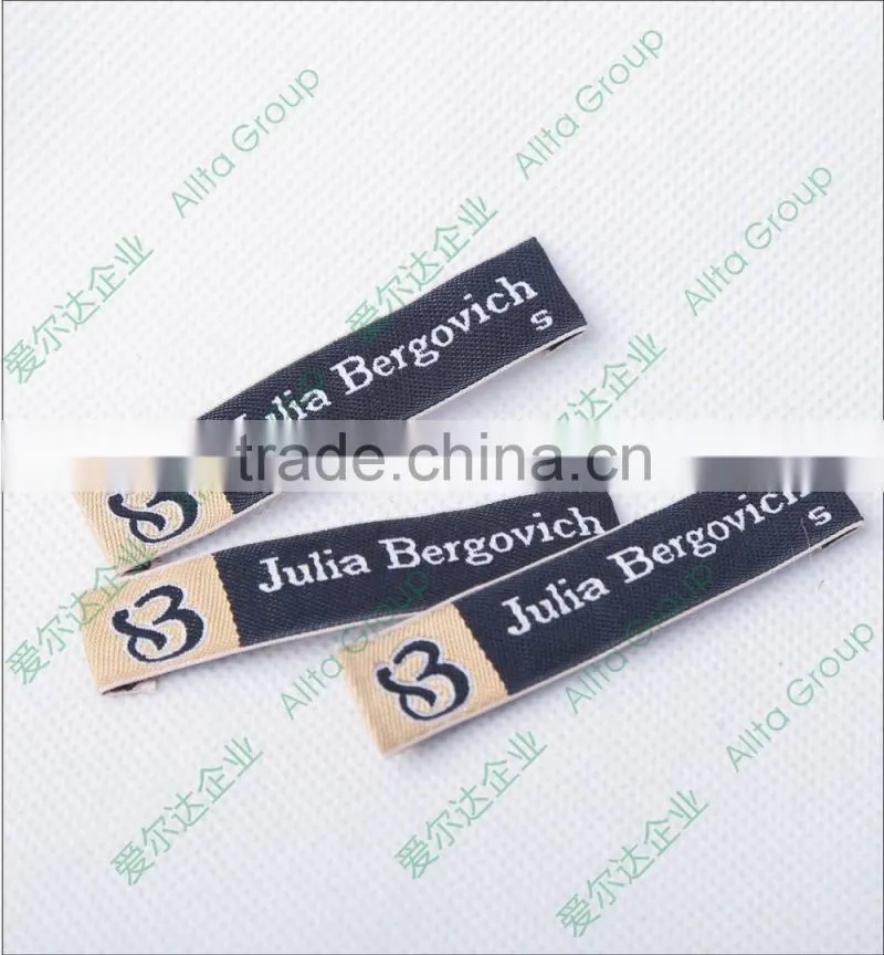 Factory price custom printed clothing labels woven clothing labels