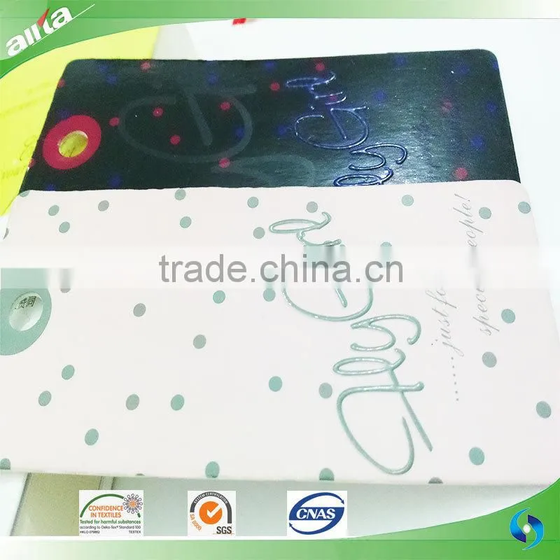 Factory customize printed china hang tags