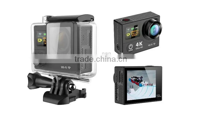 Dual screen WiFi 4K 15fps ultra HD 1080p sport camera