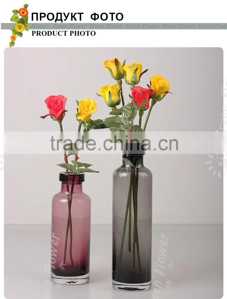 Greenflower 2016 Wholesale handscrafts Real Touch Latex PU China Artificial Flowers Rose bud for wedding decoration occation