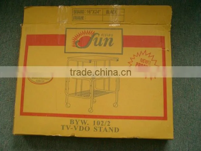2-Tiers Metal Moveable TV trolley,TV rack,TV table (BJ-001A)