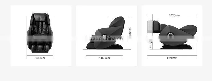 2015 3D zero gravity full body massage chair