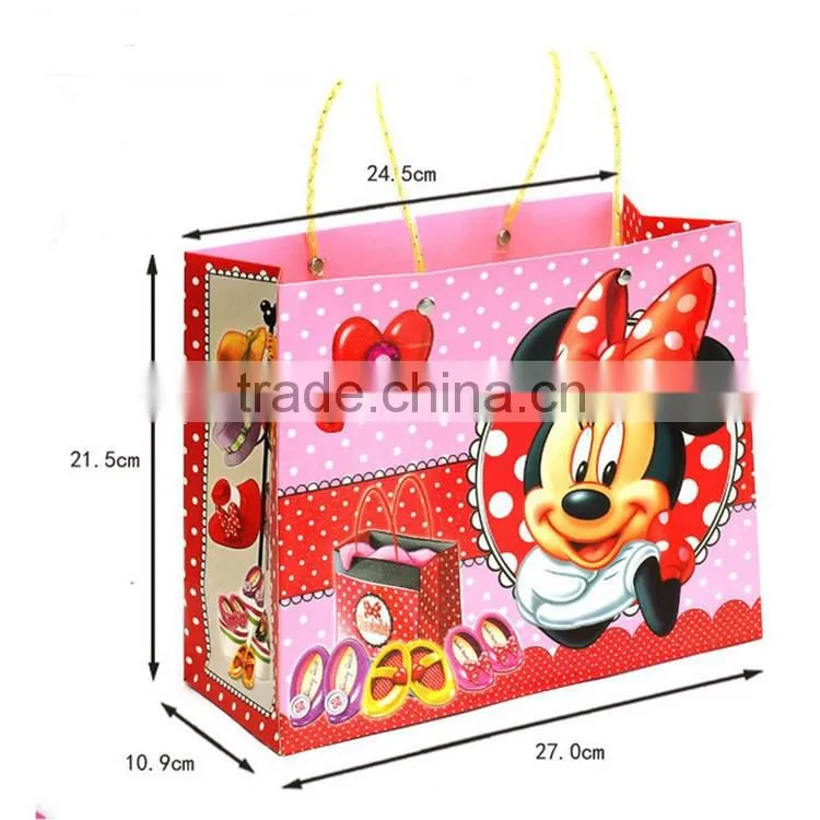 Yiwu factory wholesale custom paper bag for jewelry