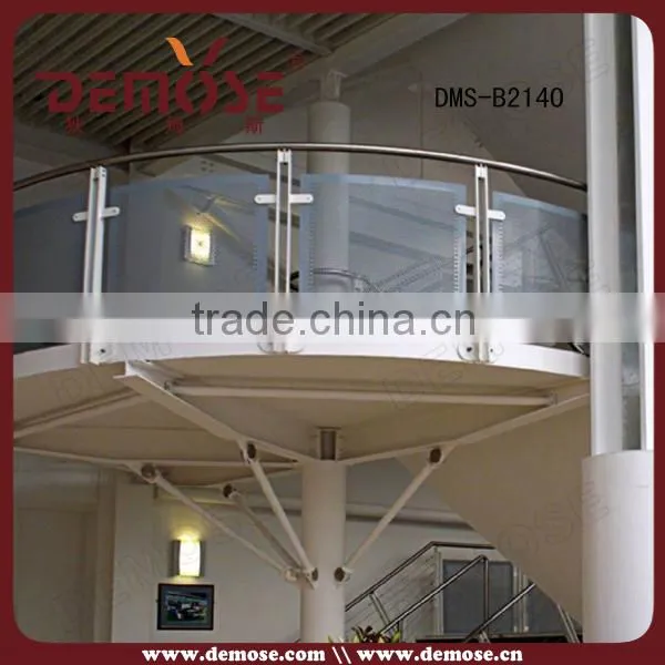 stainless steel bracelet glass holding railing stand off for terraces