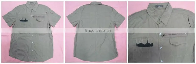 Hot sales good quality mens shirts /blouse cotton stock