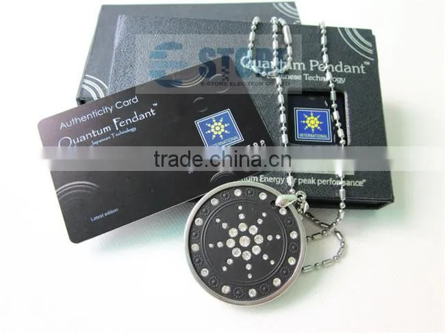 Attractive Scalar Energy Necklace Super Sky Stars Design Quantum Science Ion Pendant with SS Protect Circle
