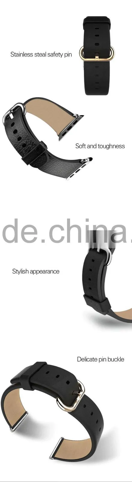 High Quality Genuine Leather Watch Band for iWatch