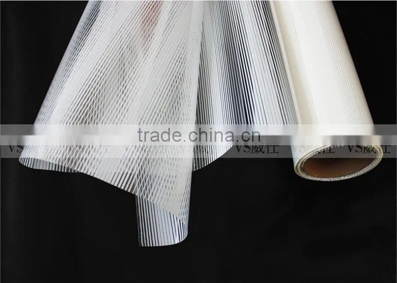 Promotional shutter gradation pattern decorative film for home,office platform glass door and window ,privacy decorative film