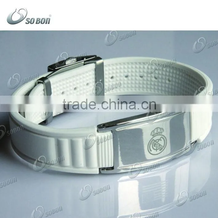 Silicone energy bracelet for golf team tennis team