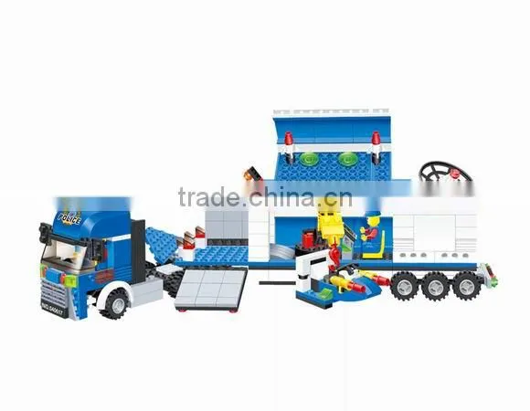 enlighten brick toy Truck Toy ABS Building Blocks