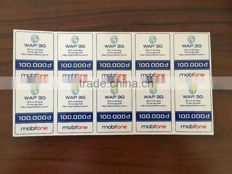 mult-pin paper scratch cards