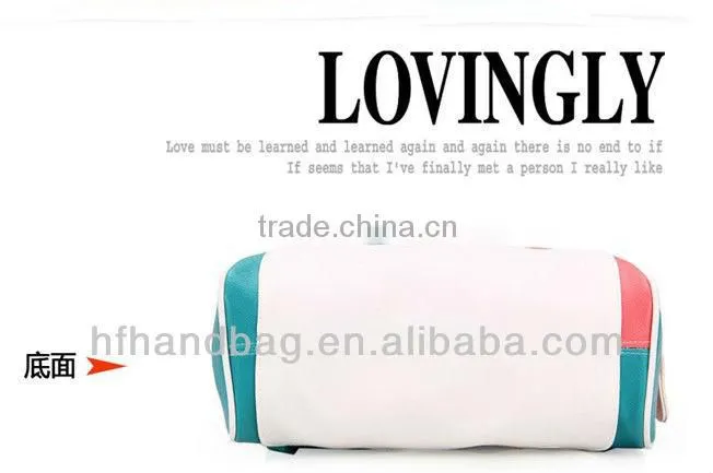 Hot fashion PU leather teenage school bags and backpack