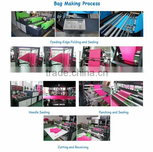 ZXL-D700 Non woven Bag Making Machine With Online Handle Attach (3-in-1)