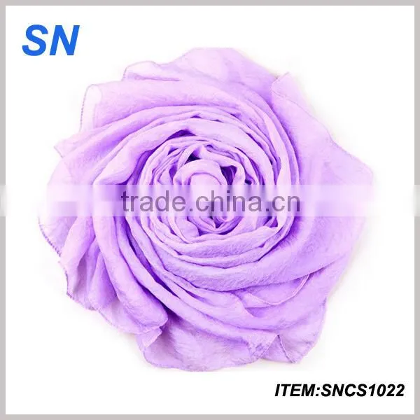 Alibaba china online shopping lady chiffon silk scarf