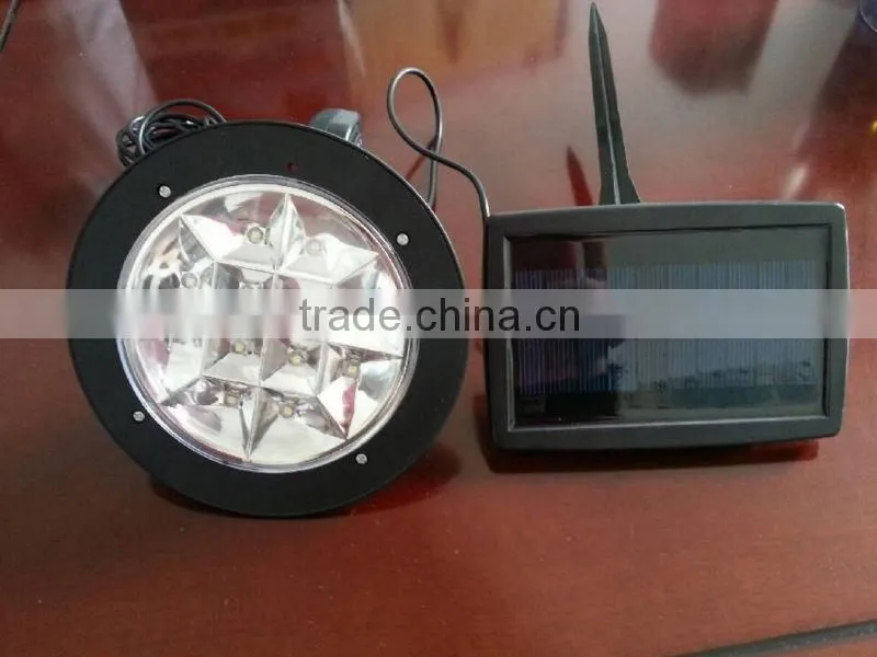 5W portable moving solar lighting system