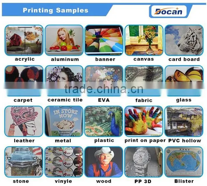 UV flatbed printer docan