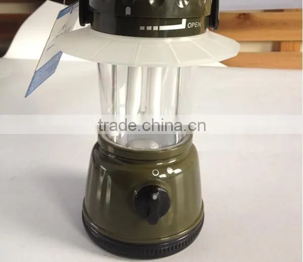 82047#5w tube portable light powered emergency camping lantern