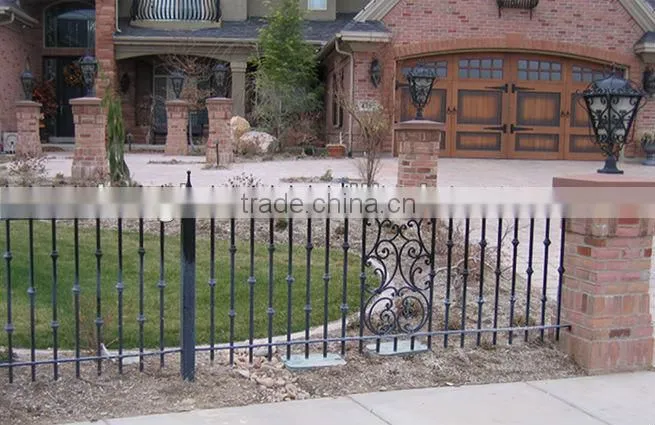 Top-selling hand-forged patio wrought wrought iron fence parts