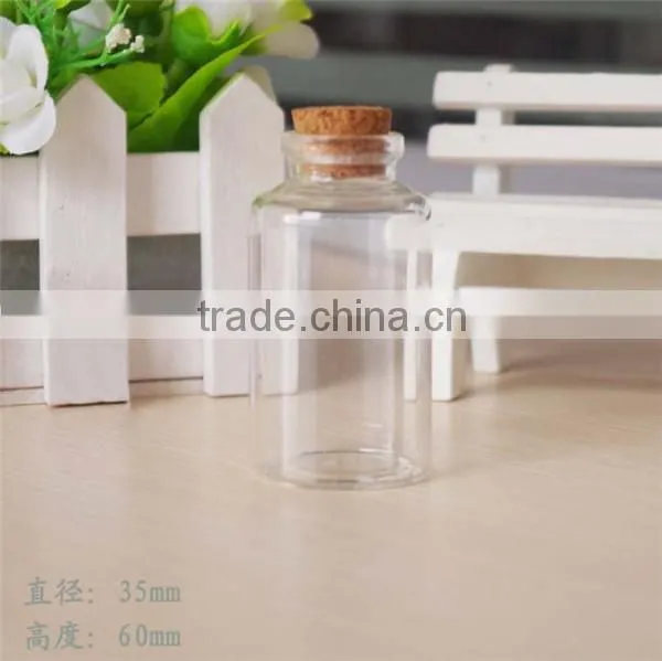 35mm diameter small bottle with cork