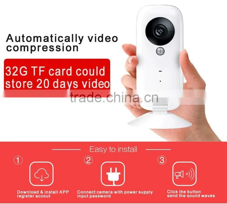 New and promotion camera ip with wifi drived p2p full HD ip camera