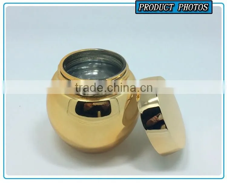 100ml gold plating glass cosmetics jar