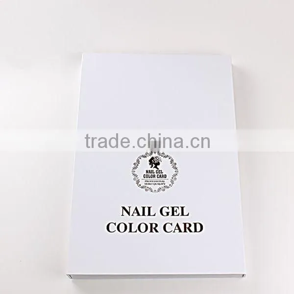 Luxury custom packaging paper box for nail gel color card