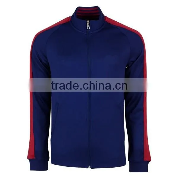 2016 navy blue high quality hot sell sport track top